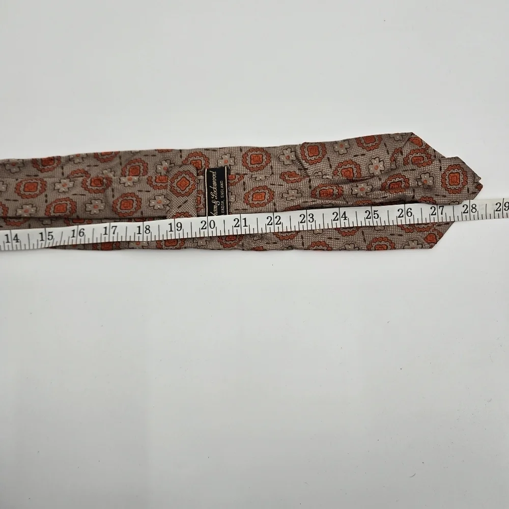 Graham & Lockwood Vintage Colored Tie 100% Silk